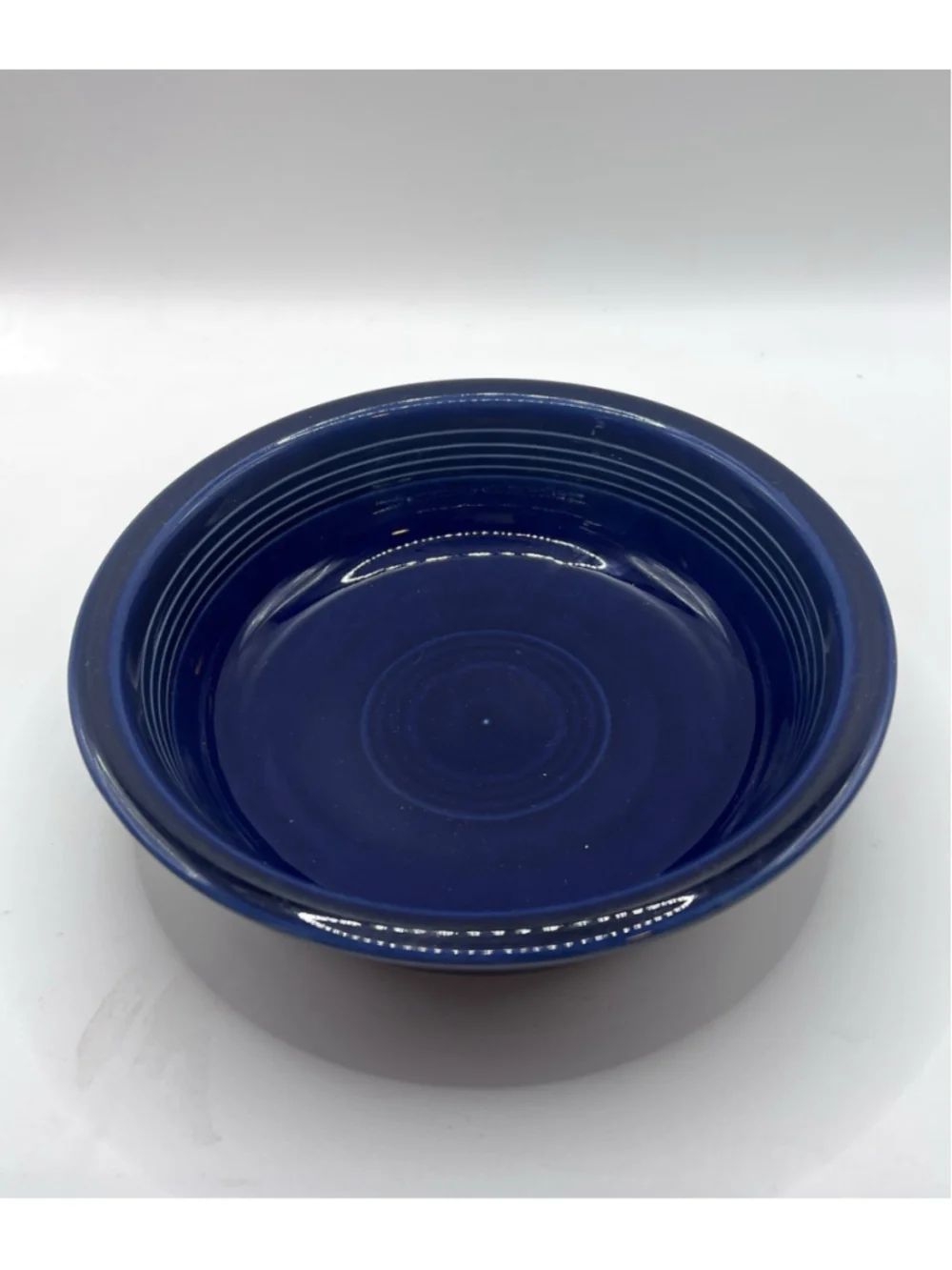 Fiestaware Cobalt Blue Bowl Ceramic Stoneware Soup Cereal Salad 6 3/4” Fiesta